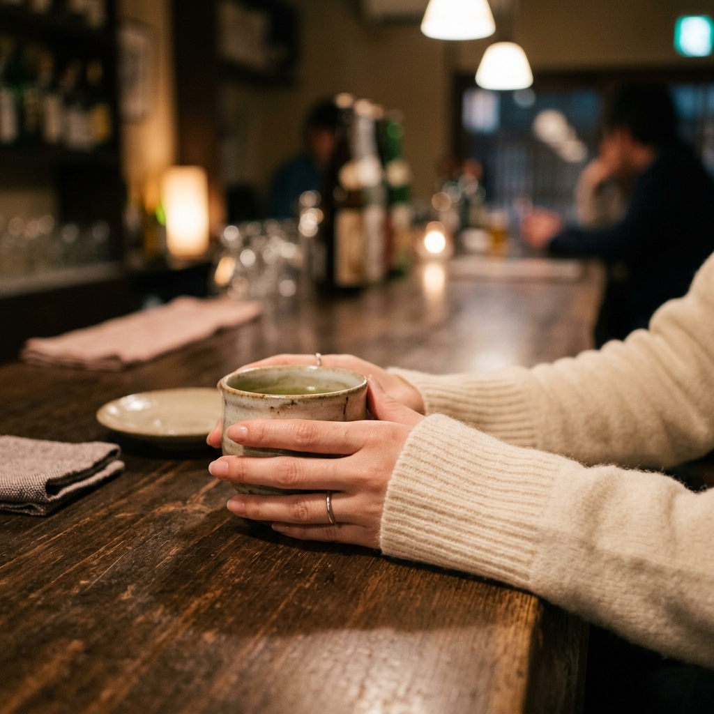 サシ飲みでの親密な距離感